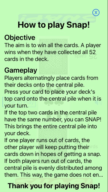 SNAP! Fun Card Game
