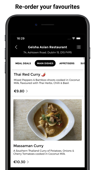 Geisha Asian Restaurant Screenshot