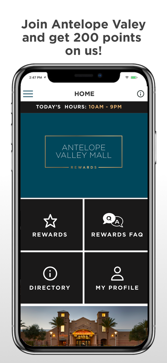 Antelope Valley Mall Rewards