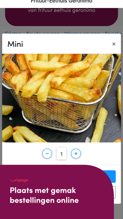 Frituur Eethuis Geronimo Screenshot