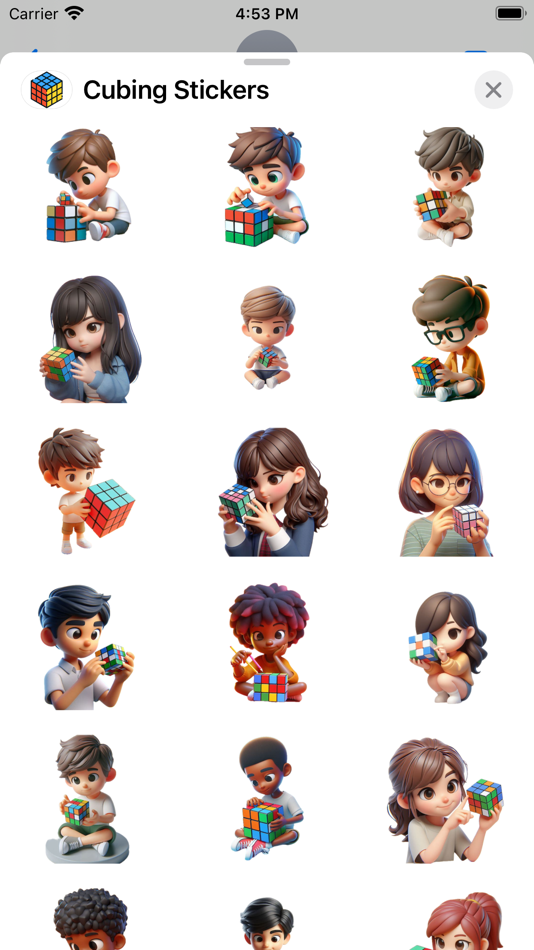 #1. Cubing Stickers (iOS) De: Paul Scott