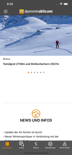 Apfelpage » AppSalat: Diese Apps begleiten euch bei euren Wintersportarten