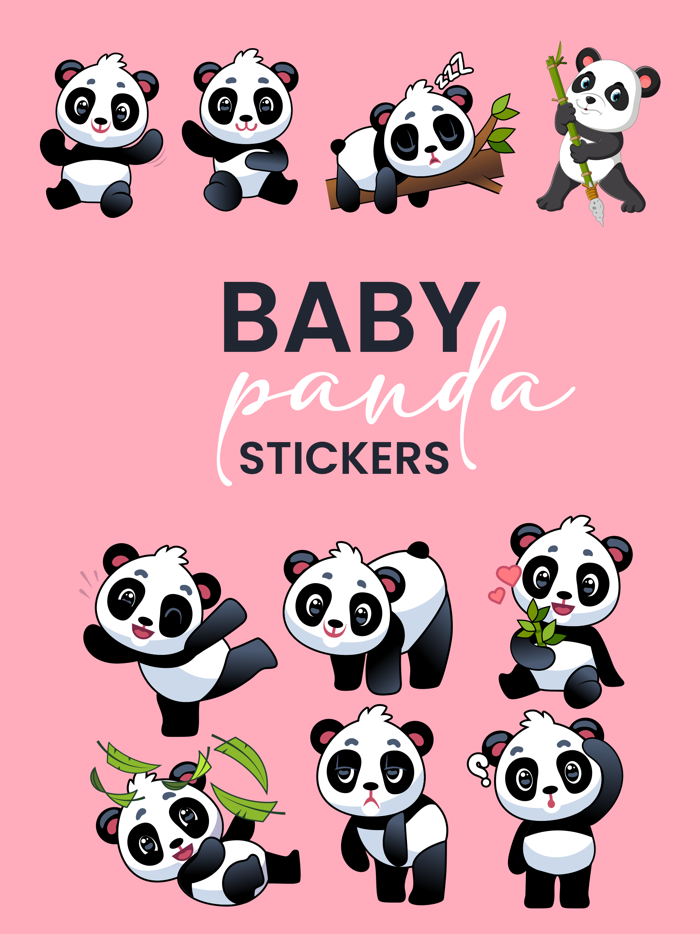 Baby Panda Stickers