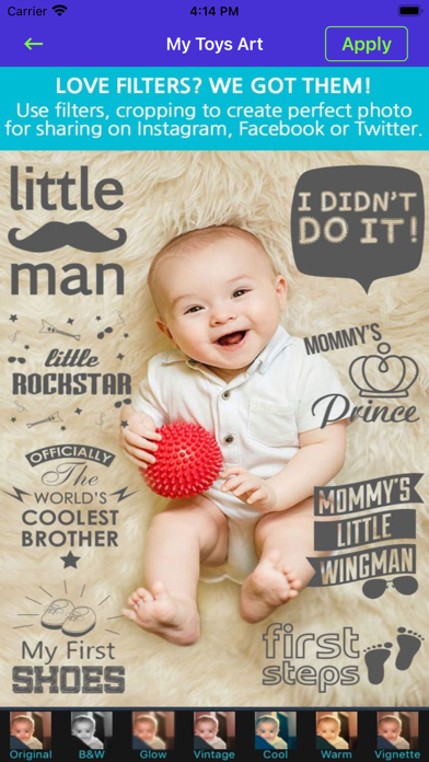 Baby Born Photo & Video Editor Screenshot
