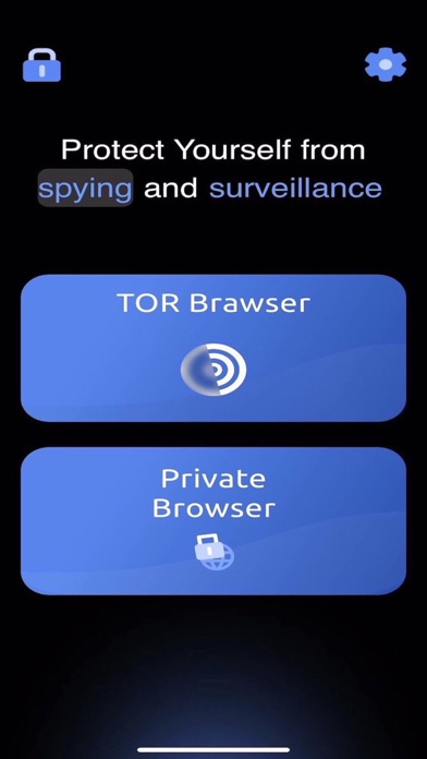 Privacy Browser & Secure App Screenshot