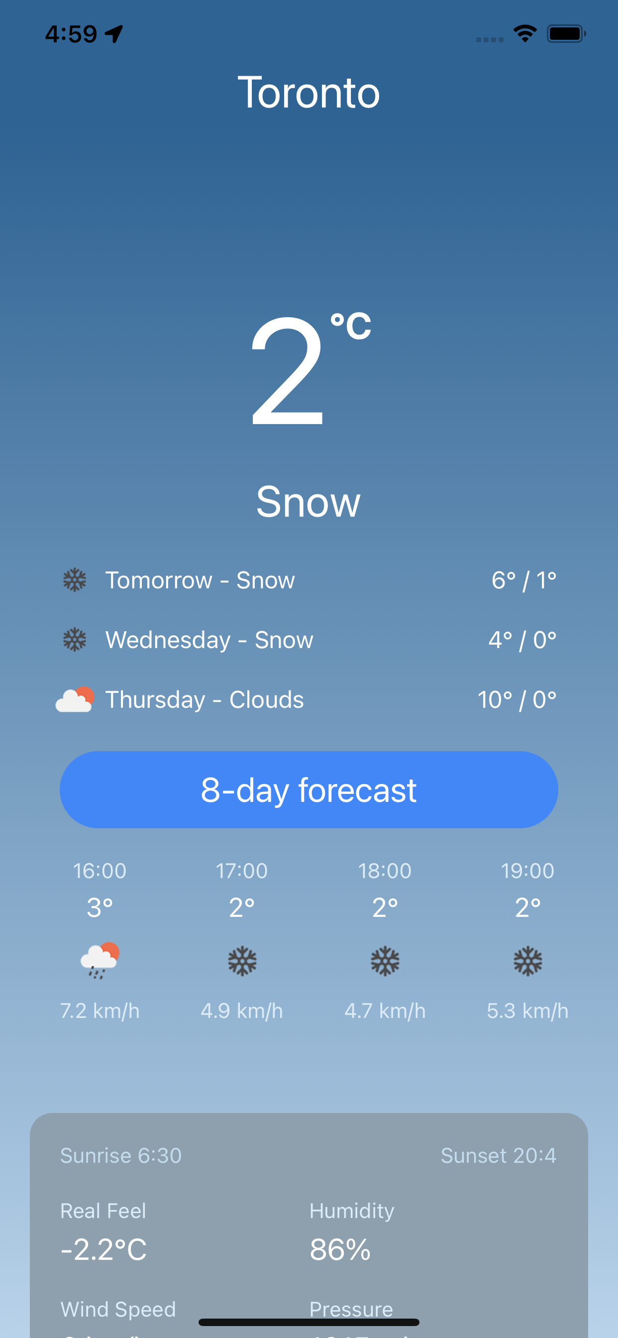 Weather App RN