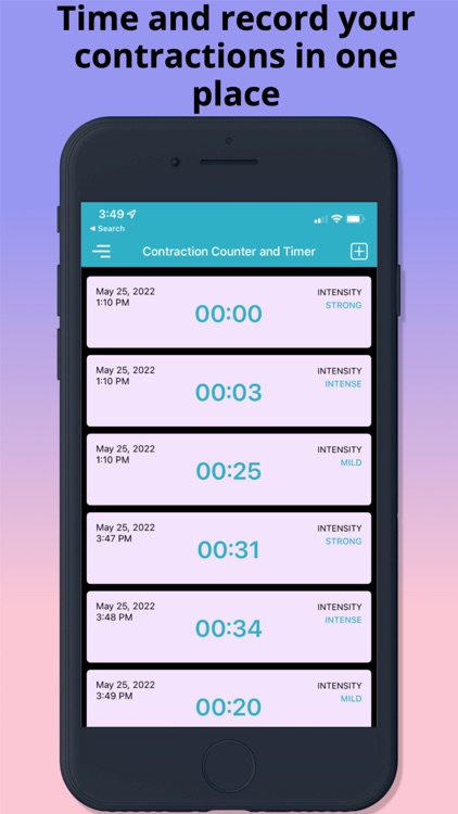 Contraction Counter, Timer