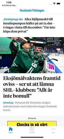 Game screenshot Smålands-Tidningen Nyhetsapp mod apk