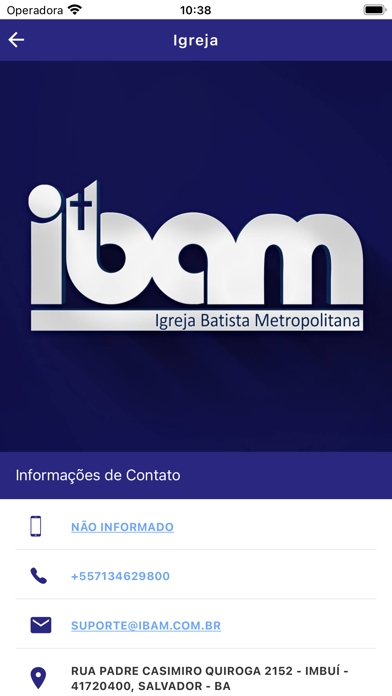 IBAM Screenshot