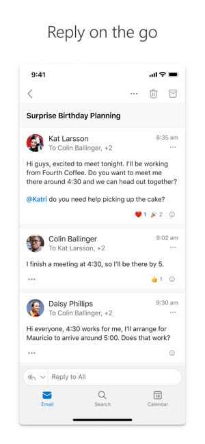 &lrm;Microsoft Outlook Screenshot