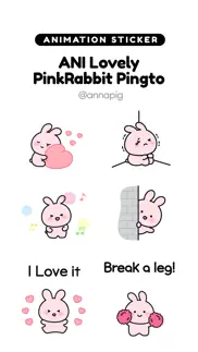 How to cancel & delete ani lovely pinkrabbit pingto 3