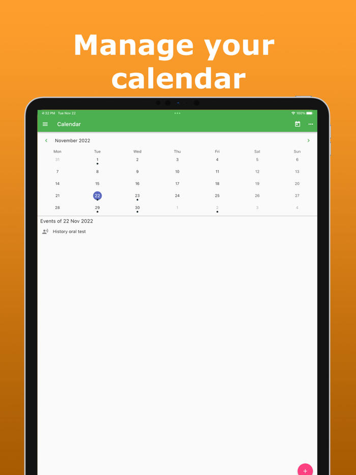 School planner Diary