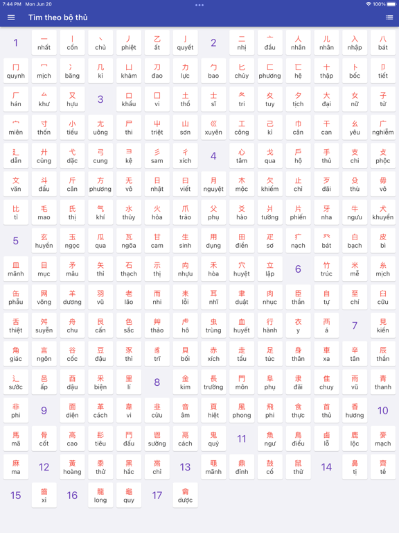 Screenshot #6 pour Lantern Dict - Từ điển chữ Hán