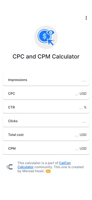 CPM Calculator