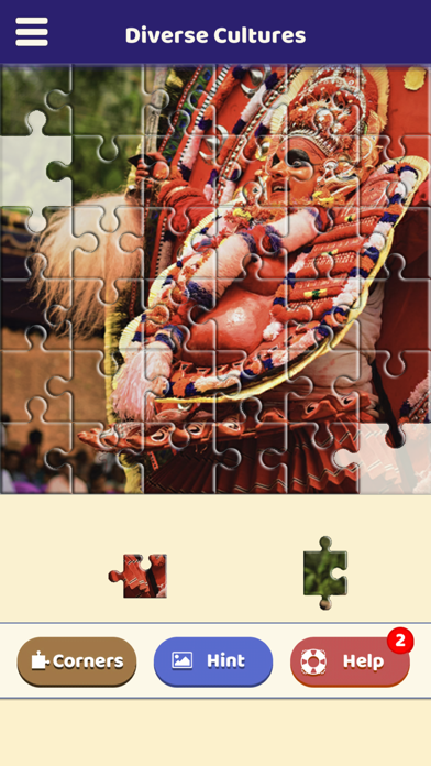 Diverse Cultures Puzzle Screenshot