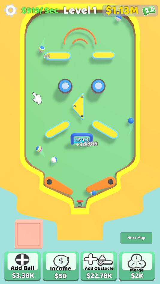 #1. Idle Pinball ASMR (iOS) 由: 彬 李
