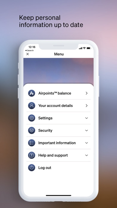 Air New Zealand OneSmart Screenshot