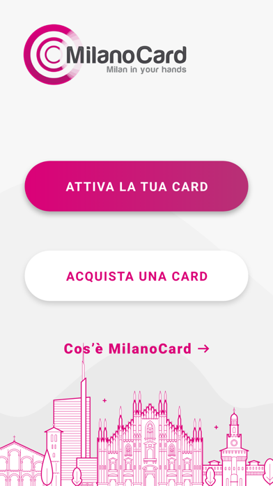 Milano Card App Screenshot