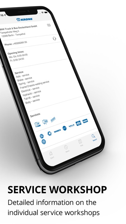 KRONE ServiceLocator