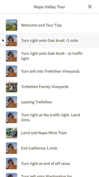 Napa Valley Tour Screenshot