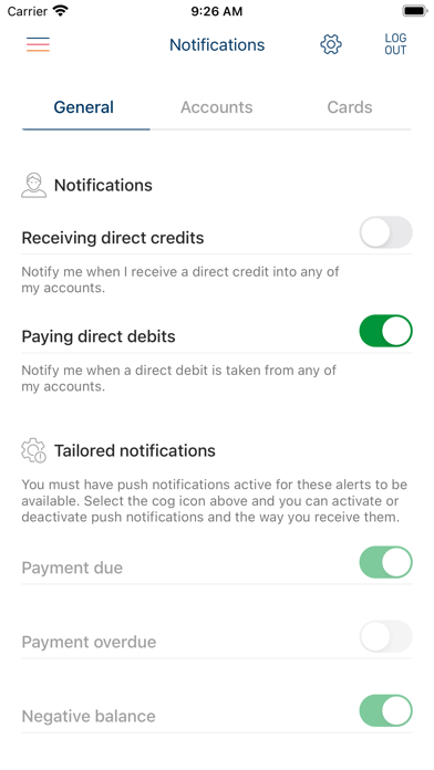 Bank Australia App Screenshot