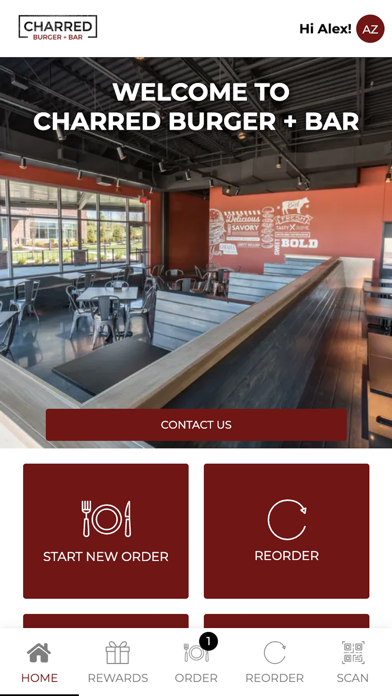 Charred Burger + Bar Screenshot