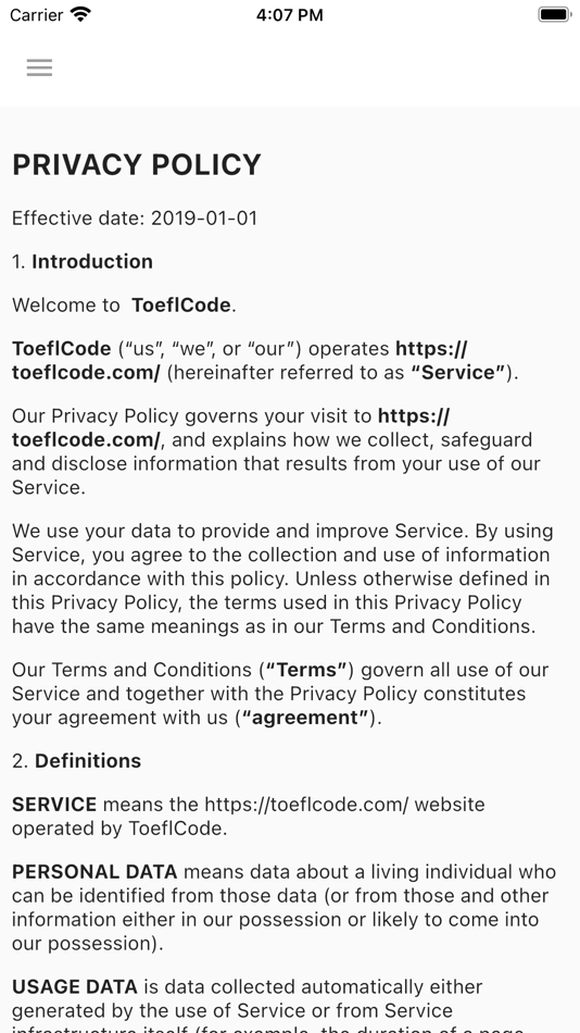 #3. Toefl Code (iOS) Podle: Youssef Ayaad