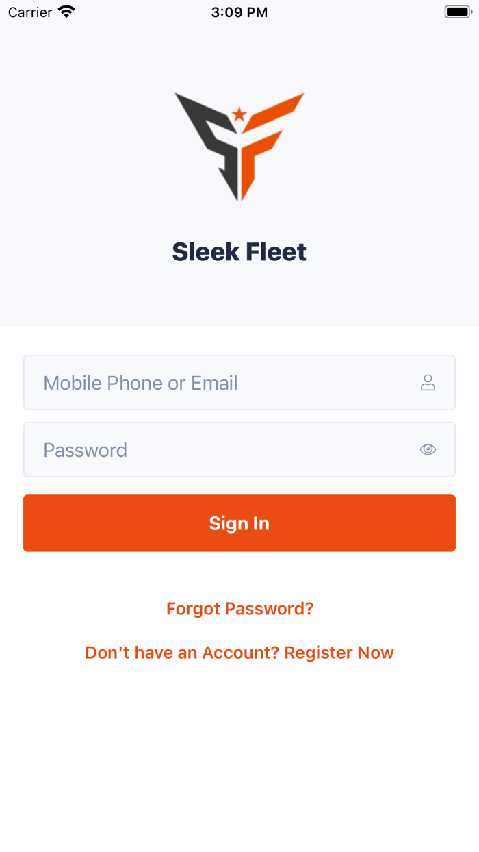Sleek Carrier Portal
