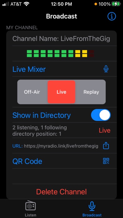 myRadio.link Screenshot