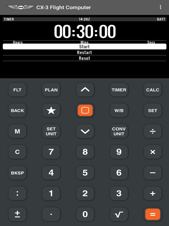 Screenshot #3 for CX-3 Flight Computer