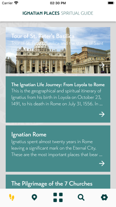 Jesuit Pilgrimage Screenshot