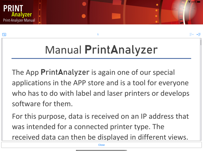 PrintAnalyzer