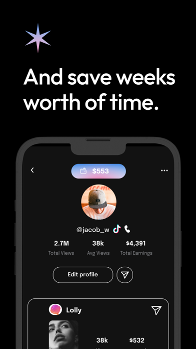 Creator Performance Marketing Screenshot