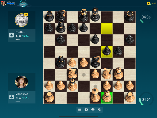 Screenshot #4 pour Echecs en ligne +