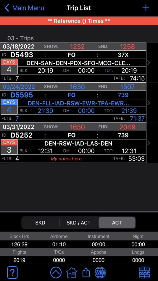 #4. iLog Aviation Logbook (iOS) Von: Otto Pilot Software LLC