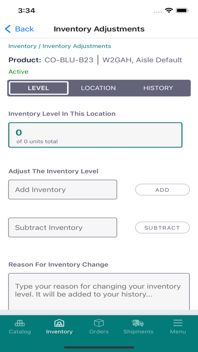 CommerceVu Mobile Screenshot