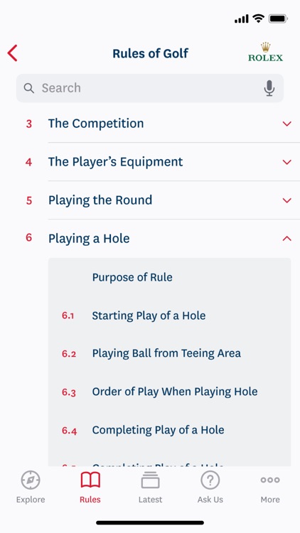 The Official Rules of Golf