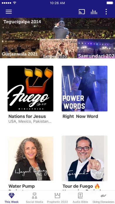 FUEGO Ministries Screenshot