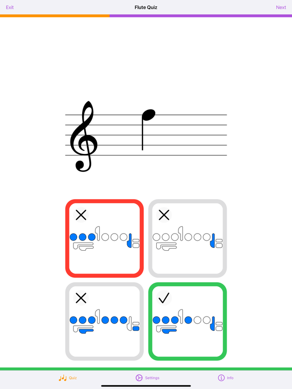 Screenshot #6 pour Flute Quiz