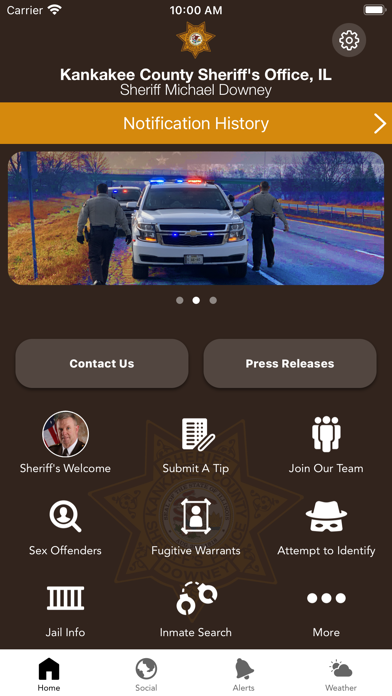 Kankakee County Sheriff IL Screenshot
