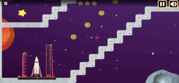 Space Flight Rocket Galaxy