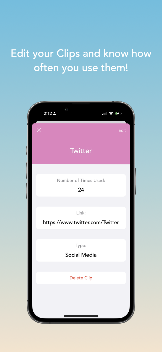 Clipped - Keyboard for Links