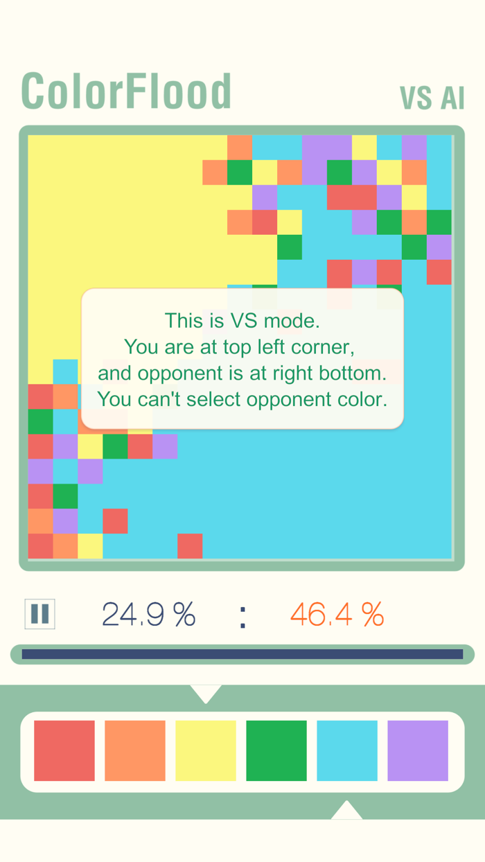 Color Flood  VS AI