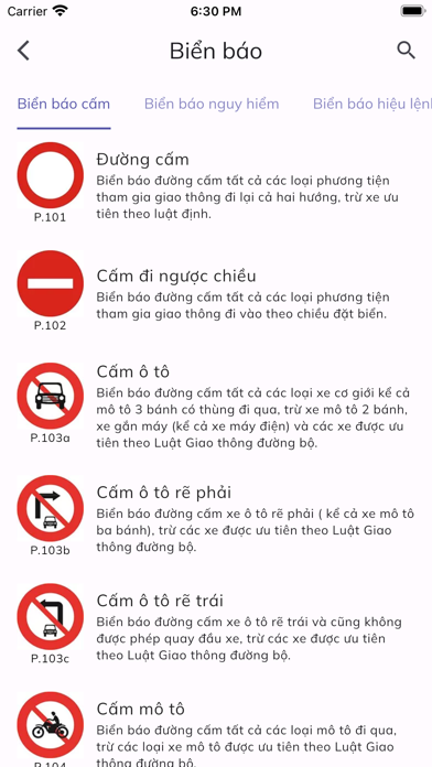 Ôn thi lý thuyết GPLX 600 câu Screenshot