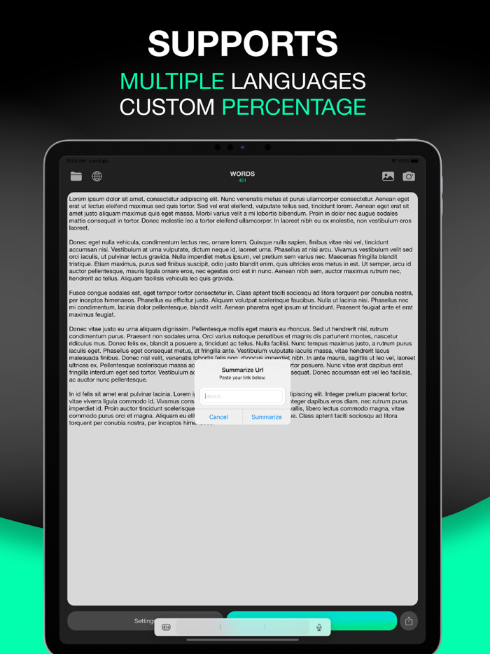 Text Summary Tool Automatic AI