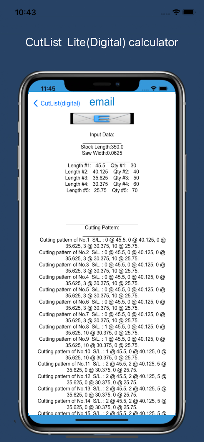 CutList Lite Digital