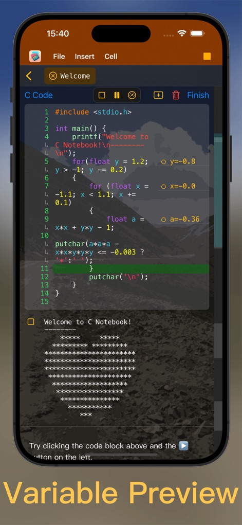 C Notebook - Developer Tools App | MWM