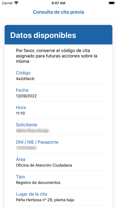 Cita Previa Cantabria Screenshot