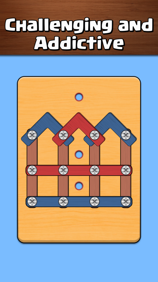 #2. Nuts and Bolts Puzzle: Screw (iOS) بواسطة: Yongseong Choi