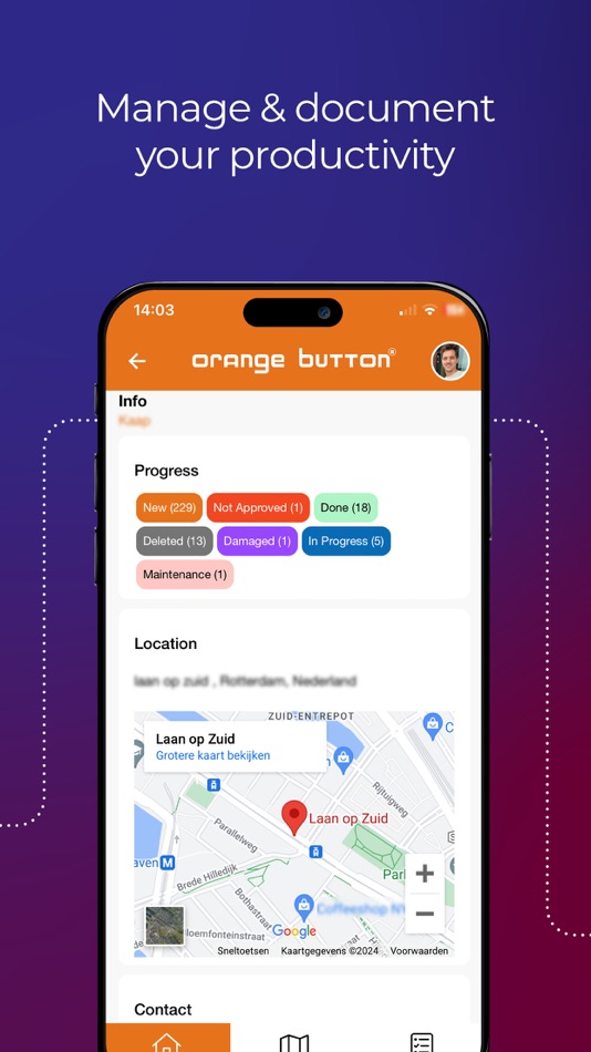 #4. Orange Button® Field (iOS) 来自: Orange Button International B.V.